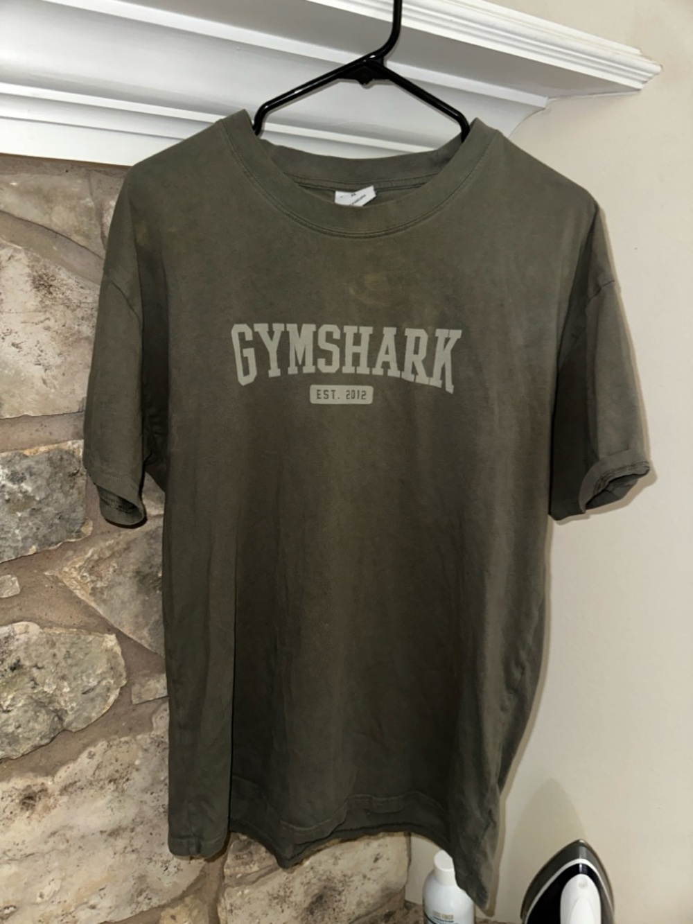 Gymshark Olive Green Logo T-Shirt